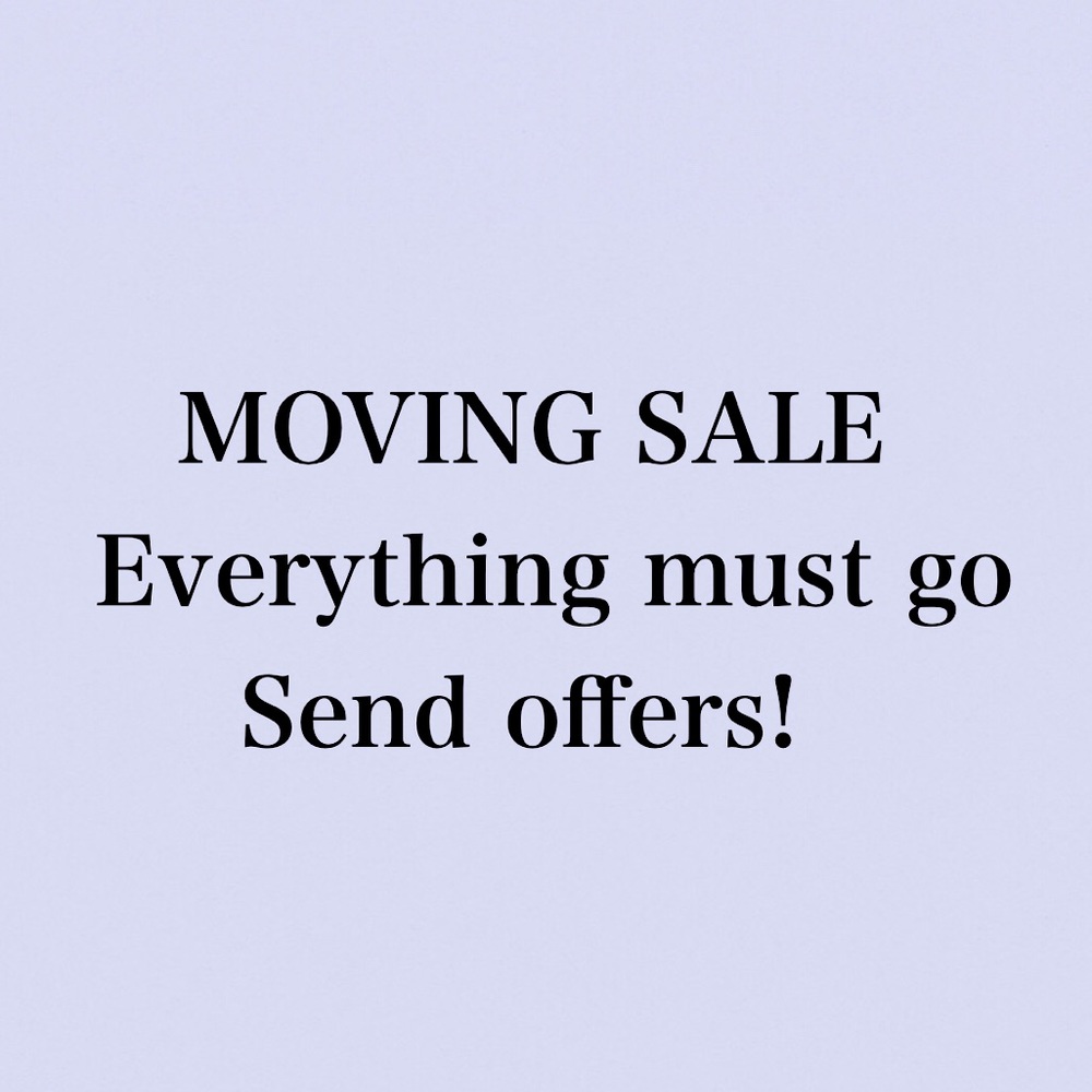 Send offers! Everything must go